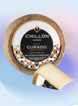 QUESO DE OVEJA CHILLON PIEZA 250 G