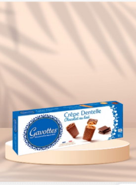 GAVOTTES CREPES CHOCOLATE/LECHE 90G