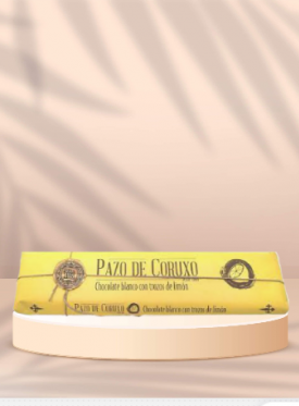CHOCOLATE BLANCO C/LIMON PAZO CORUXO
