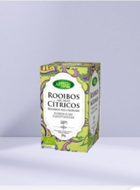 TE ROOIBOS CITRICOS BIO 20 FILTROS ARTEMIS