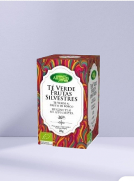 TE VERDE FRUTAS SILVESTRES BIO 40 FILTROS